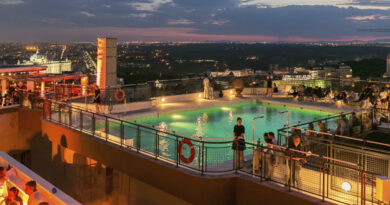 El Beach Club reabrió sus puertas el 1 de mayo y cuenta con solárium, camas balinesas y un Sky Bar exclusivo