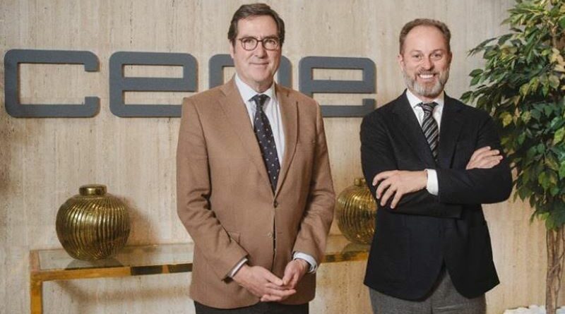 Antonio Garamendi, presidente de CEOE, y David Colomer, CEO Regional de IPG Mediabrands.