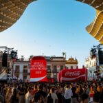 Sevilla alberga el estreno europeo de la nueva imagen de Coca-Cola