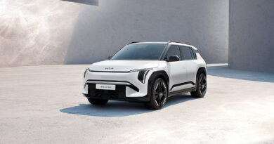 Modelo del nuevo Kia EV3, lanzamiento de la marca de automoción en este 2025