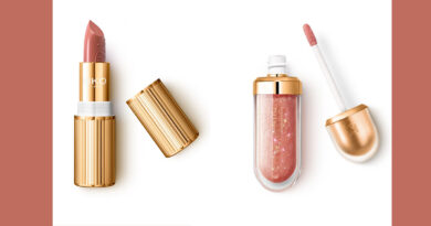 La colección está compuesta por tres productos que, en combinación, crean un efecto de labios jugosos, definidos y protegidos