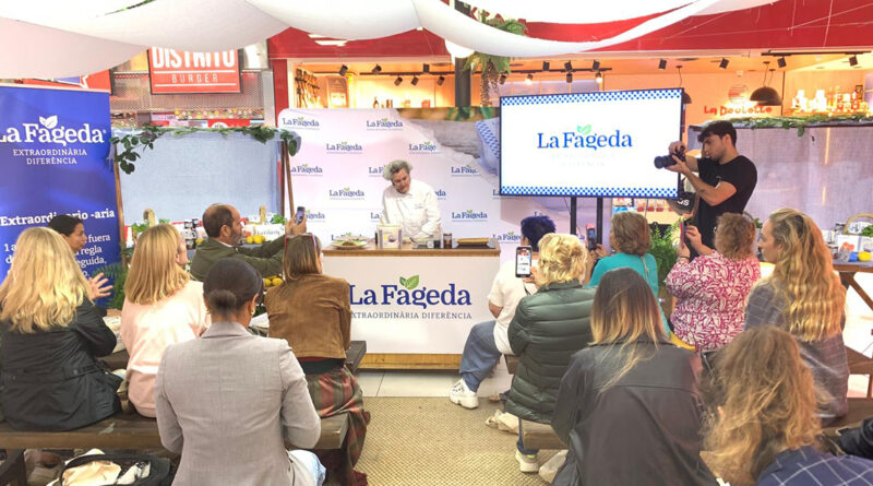 La sensibilidad de la popular chef madrileña y el alma social de La Fageda se han dado cita en el showcooking del mercado de La Paz