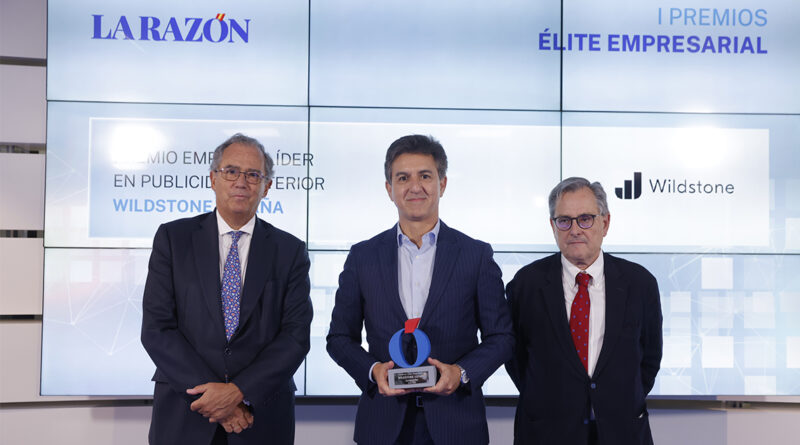 Wildstone España, galardonada como Empresa Líder en Publicidad Exterior en los Premios Élite Empresarial