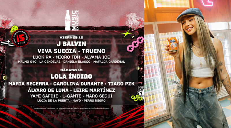 Lola Índigo y Yami Safdie se unen a Coca-Cola Music Experience 2025