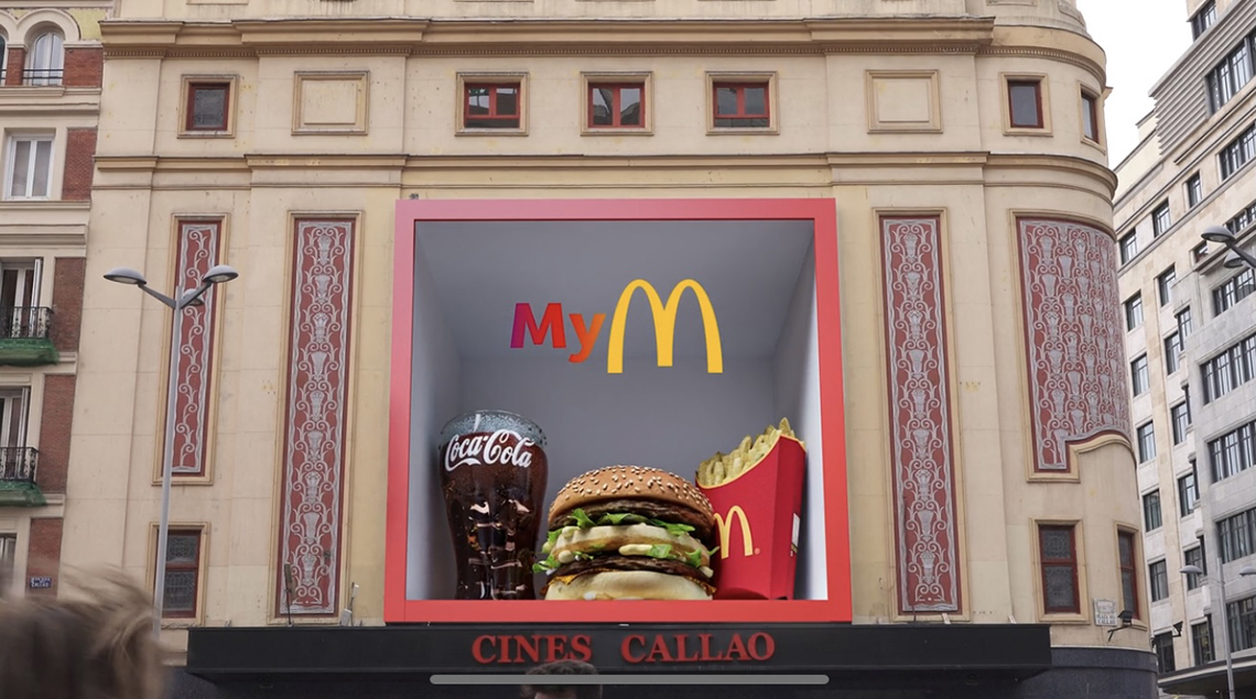 McDonald's presenta nueva 'app' 3D en Callao City Lights