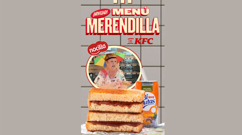 KFC entra en la merienda con Nocilla y recupera a “La Pepi” KFC entra en la merienda con Nocilla y recupera a “La Pepi”