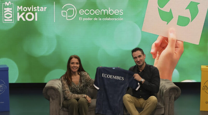 Ecoembes colaborará con Movistar KOI para ayudarle en su objetivo de convertirse en el club de Esports más sostenible de Europa