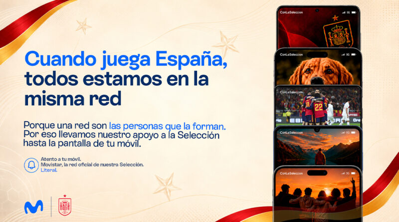 Movistar cambia el nombre de su red a ‘ConLaSelección’ para apoyar a España Movistar cambia el nombre de su red a ‘ConLaSelección’ para apoyar a España