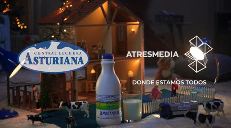Central Lechera Asturiana, partner de la campaña de Navidad de Atresmedia