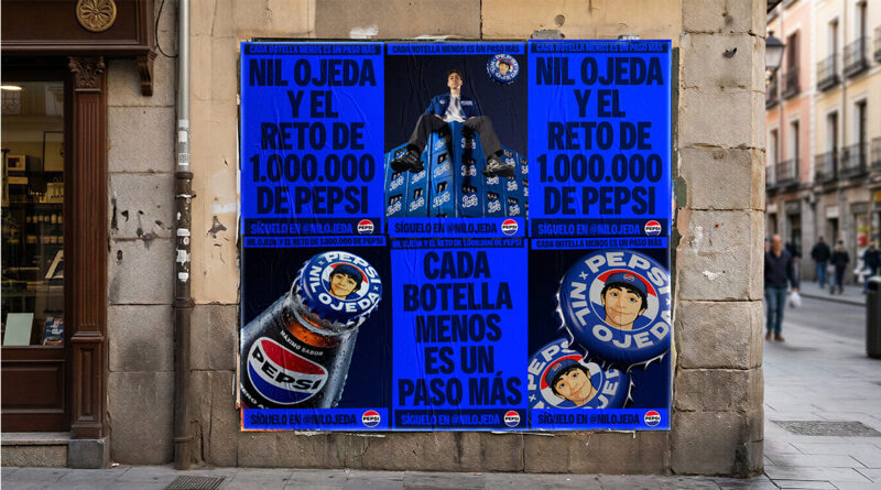 Pepsi reta a Nil Ojeda a vender un millón de botellas en 15 días Pepsi reta a Nil Ojeda a vender un millón de botellas en 15 días
