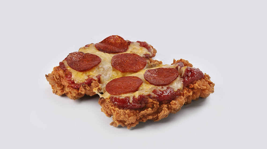 Introducir 102+ imagen pizza de pollo kfc