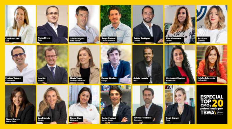 TOP 20 CMOs 2021. El ‘marketing dream team’ de IPMARK