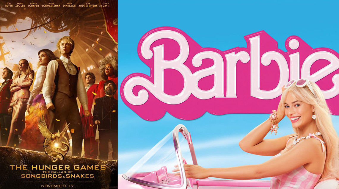 'Barbie' y 'Los juegos del hambre pájaros cantores', entre los largometrajes más vistos en las OTT's según geca