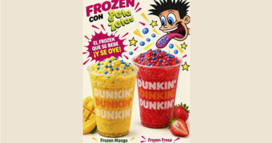 Dunkin’ ha creado dos referencias: Frozen Fresa con Peta Zetas Tropical y Frozen Mango con Peta Zetas