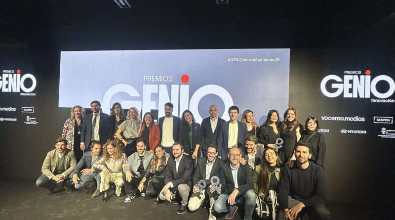 Algunos de los ganadores de los Premios Genio Innovación 2025. Fuente: X de los Premios Genio.