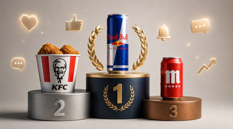Red Bull, KFC y Mahou lideran la atención social en 2026