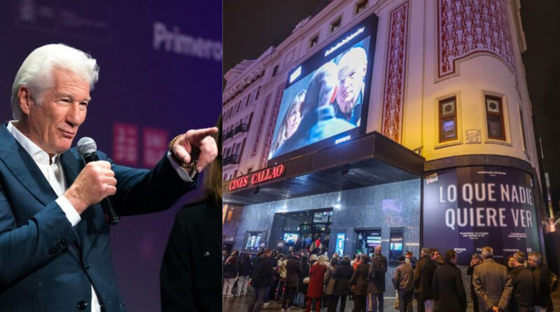 El estreno, al que acudió Richard Gere, llega después de alcanzar 37.117 firmas, una por cada persona que vive sin hogar en España