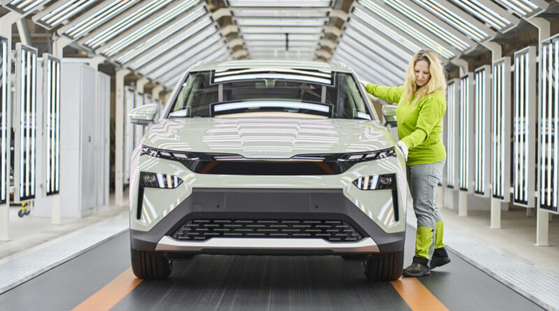 La planta principal de Mladá Boleslav produjo 605.600 vehículos en 2025 , lo que se traduce en un 4,9% más