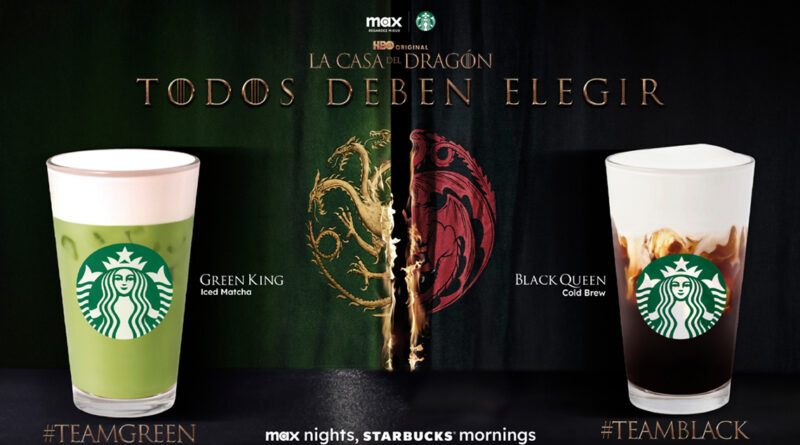 'Max nights, Starbucks mornings', que invita a los consumidores a prometer su lealtad al Consejo Negro o al Consejo Verde
