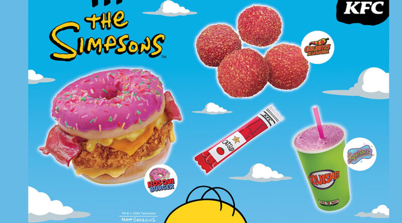 La colaboración con Disney lleva sabores inspirados en Springfield a los restaurantes de la cadena y añade una pieza coleccionable en los primeros pedidos