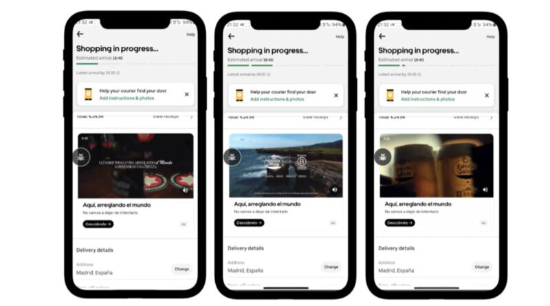 Estrella Galicia es uno de los primeros anunciantes en probar el nuevo formato de vídeo de Uber Advertising