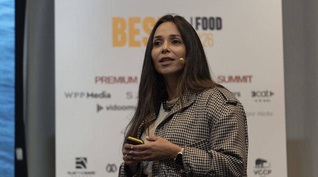 Vanessa Ocando, marketing & innovation director de Pescanova durante su ponencia