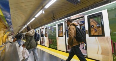 La acción convierte el pasillo de la estación de Gran Vía (Línea 5) en un entorno inmersivo que transporta a los viajeros al fantástico Mundo de Wicked