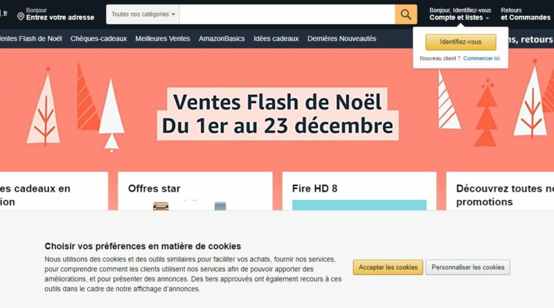 Google y Amazon, multadas en Francia por su política de cookies