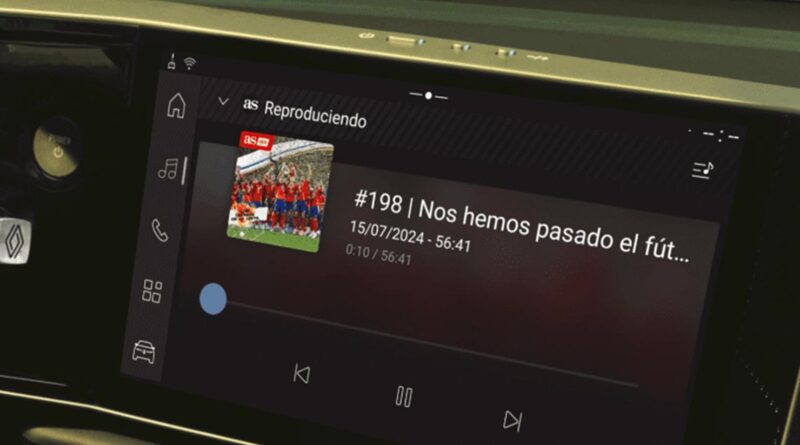 La app para el modelo Renault está optimizada para evitar la distracción del conductor