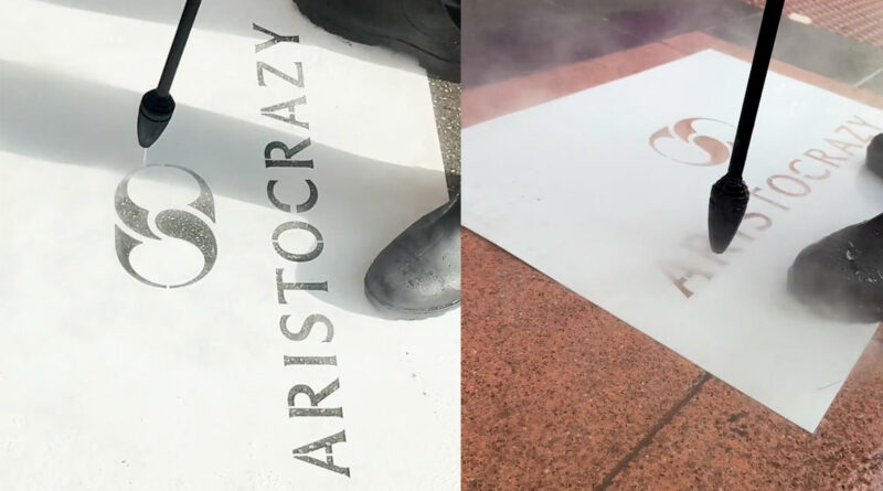 Aristocrazy recurre al ‘clean graffiti’ para presentar su nueva imagen