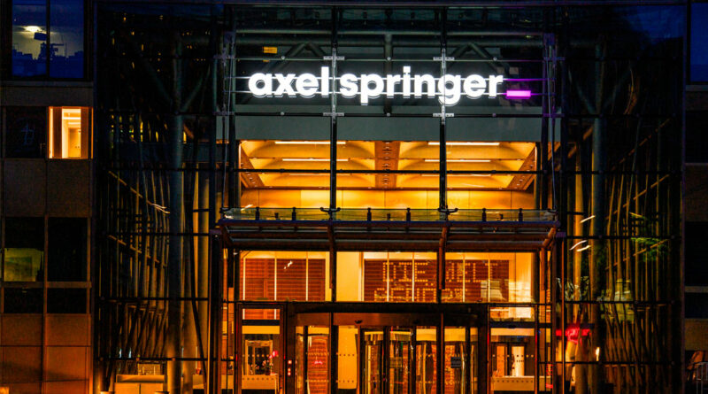 Axel Springer se fija en la IA para construir un nuevo negocio