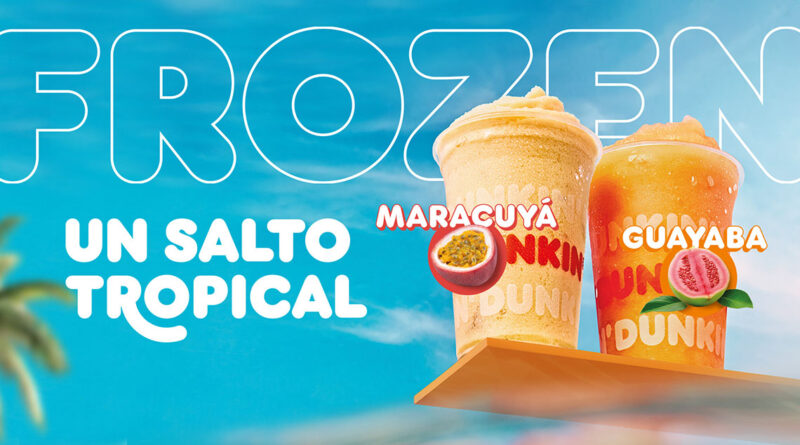 Dunkin’ introduce nuevos sabores tropicales en su línea de bebidas heladas