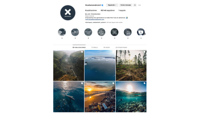 Blue Banana borra su historial de Instagram para concienciar sobre cambio climático