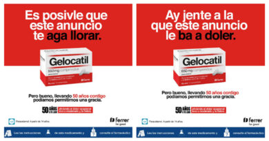 campaña Gelocatil faltas de ortografía