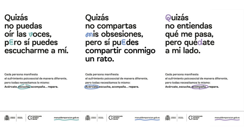 Sanidad visibiliza la diversidad psicosocial en su nueva campaña Sanidad visibiliza la diversidad psicosocial en su nueva campaña
