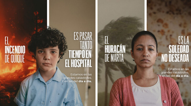 La acción muestra cómo la organización también actúa ante las emergencias cotidianas como la soledad, el desempleo o la falta de recursos