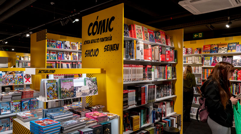 La planta dispone de un área enfocado al mundo del cómic