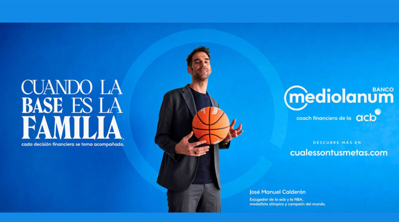 Banco Mediolanum estrena su nueva campaña al lado de José Manuel Calderón Banco Mediolanum estrena su nueva campaña al lado de José Manuel Calderón