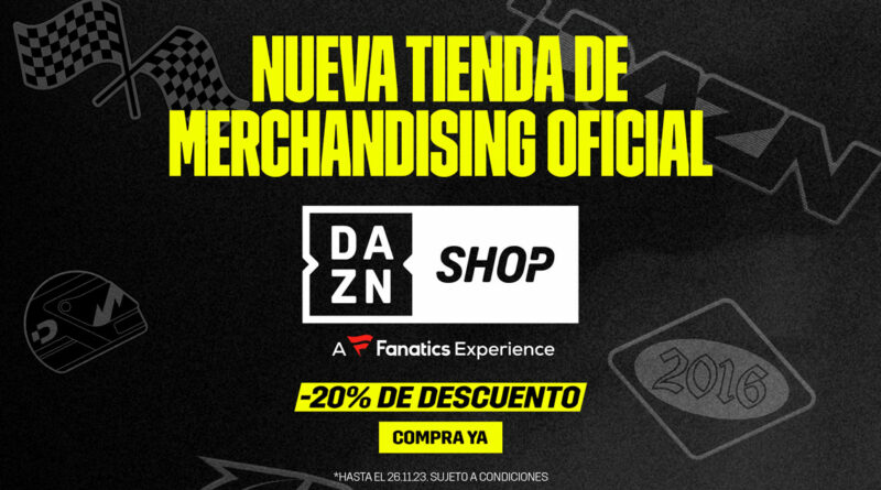 Dazn elige España para probar Dazn Shop, su tienda online de merchandising
