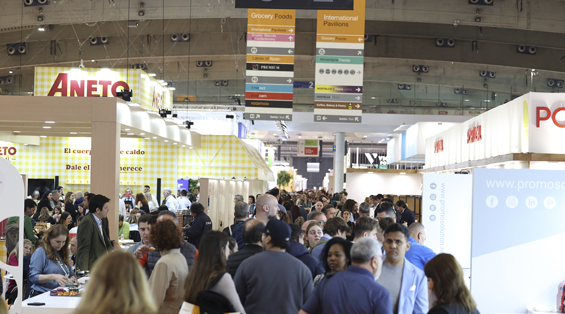 Alimentaria + Hostelco cuenta en esta edición de 2026 con 100.000 metros cuadrados y siete pabellones