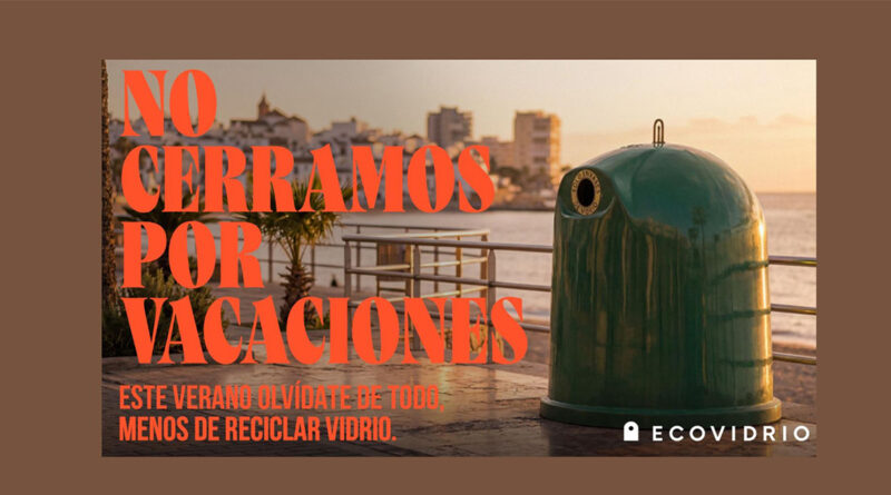 Ecovidrio recuerda que el reciclaje no se va de vacaciones Ecovidrio recuerda que el reciclaje no se va de vacaciones