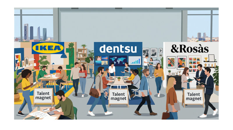 IKEA, Dentsu y &Rosàs, principales polos de atracción del talento publicitario en España