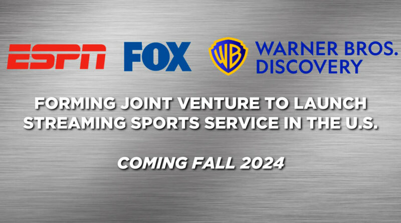 ESPN, Fox y Warner Bros. Discovery lanzarán una OTT de deporte