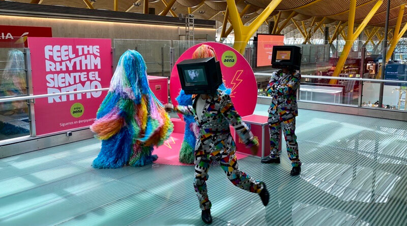 ‘Feel the Rhythm’, la campaña de AENA para animar la espera en aeropuertos