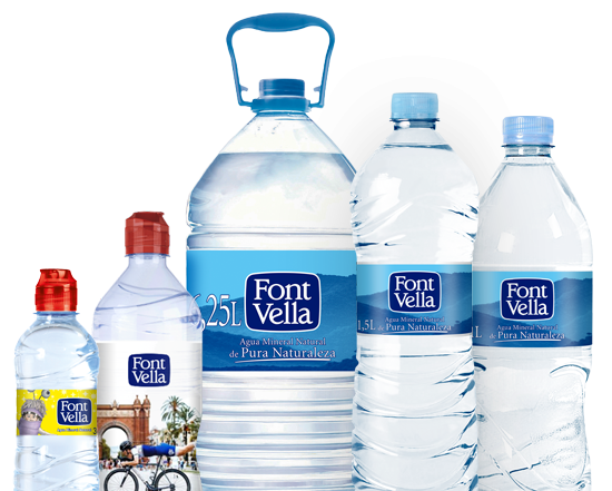 Font Vella lanza una botella fabricada íntegramente con plástico reciclado  de otras botellas