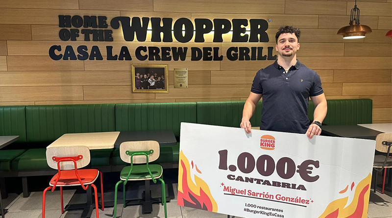 Ganador de Cantabria en la iniciativa de Burger King