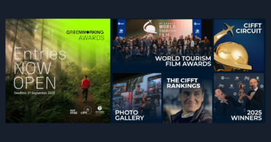 Los ganadores recibirán sus reconocimientos durante los World Tourism Film Awards 2026