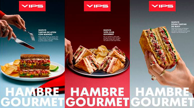La campaña cuenta con piezas para Exterior, articuladas bajo el concepto 'Hambre gourmet'