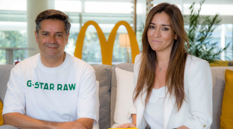 Jesús Fuertes, vicepresidente de estrategia e innovación de TBWA\ España, y Natalia Echeverría, directora de marketing de McDonald’s.