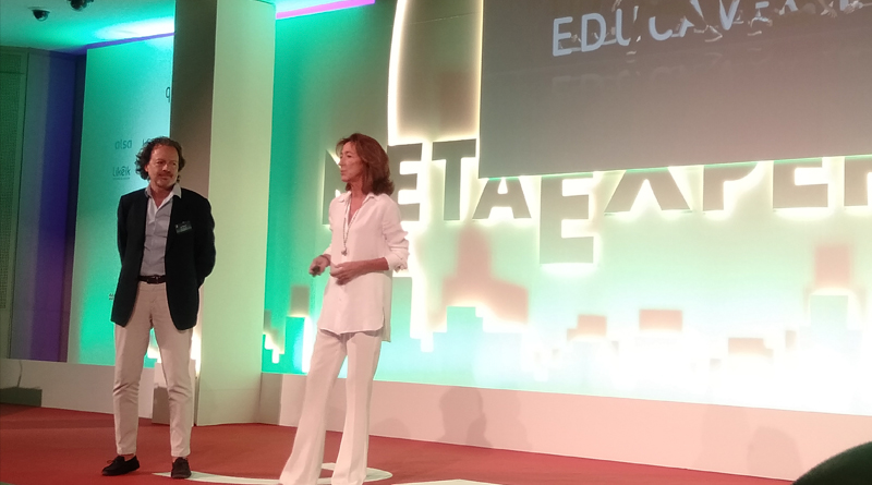 Jose Manuel Picó, fundador en Espacios Maestros; y Sonia Díez, presidenta de EducAcción